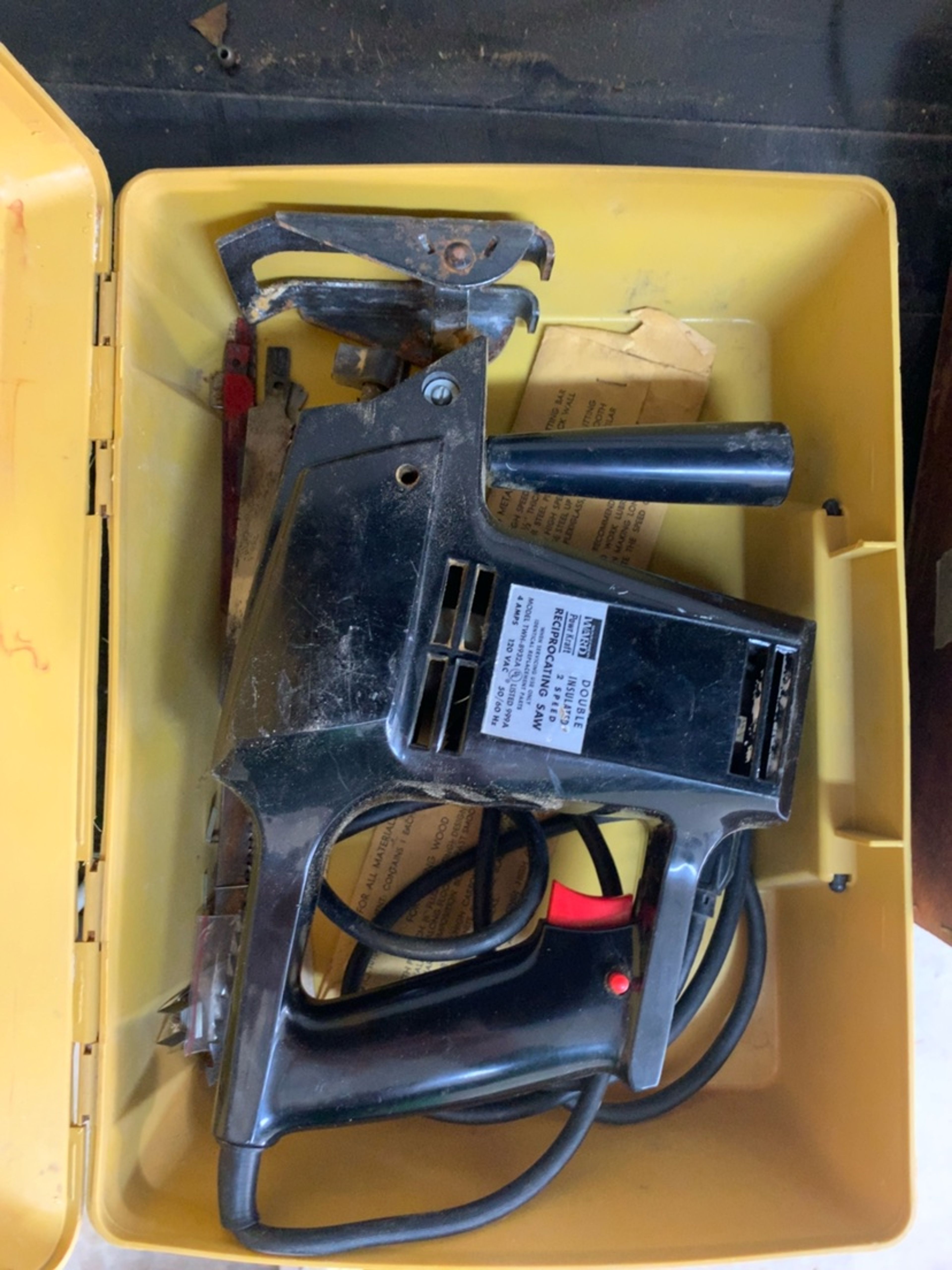 Montgomery Ward Powr Kraft Deluxe Reciprocating Saw - 2 Speed TWH-8932A