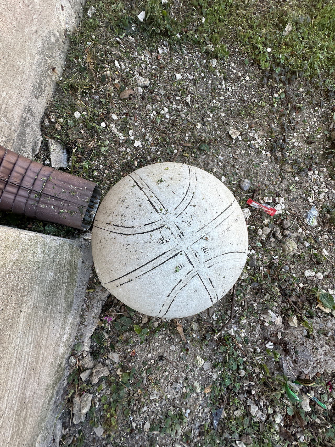 Concrete Basketball Decorative Ball