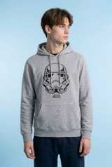 Men's Star Wars Stormtrooper Helmet Graphic Hoodie sz Medium - Image 4