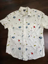 Star Wars All-Over Print Short Sleeve Button Down Shirt Small - Image 1
