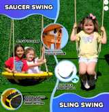 Sportspower Amelia Wooden Swing Set - Image 6