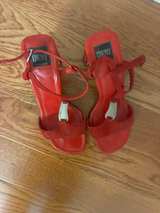 DKNY Danielle High Sandal Fuchsia - Image 1