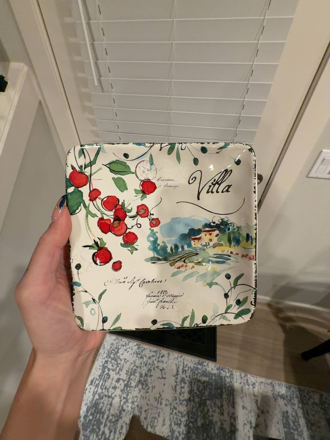 Julie Paton Villa 8.5" Salad/Dessert Plate