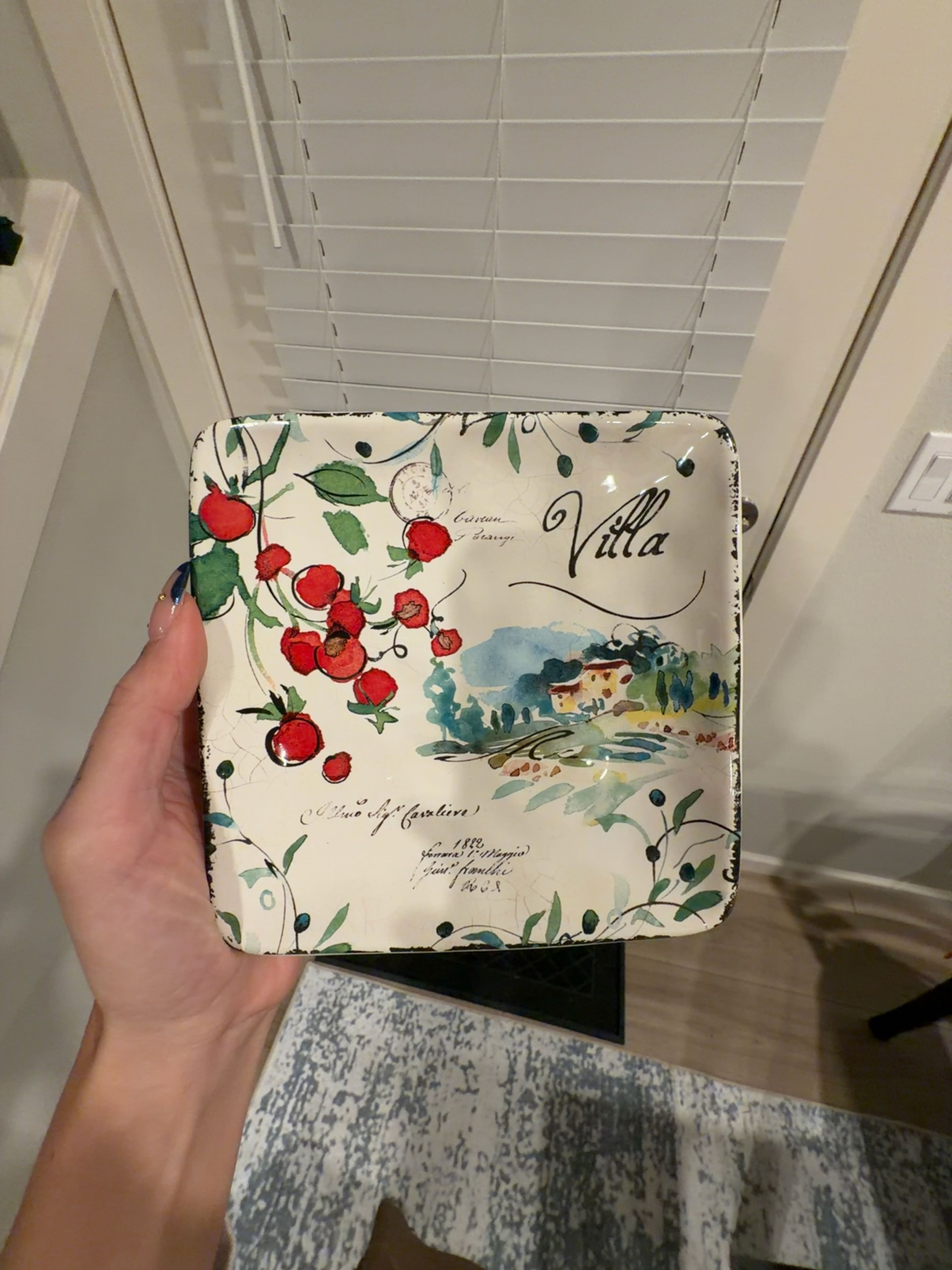 Julie Paton Villa 8.5" Salad/Dessert Plate