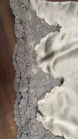 Urban Outfitters Satin Lace Trim Mini Skirt - Image 2