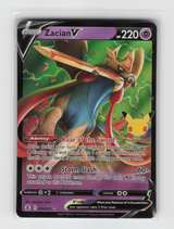 Pokemon Celebrations Zacian V 16/25 25th Anniversary - Image 1