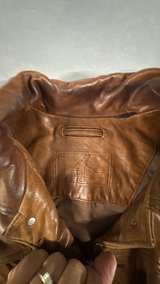 Roundtree & Yorke Leather Trucker Jacket - Image 2