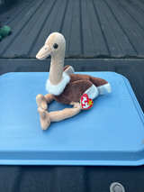 Ty Beanie Baby Stretch the Ostrich. - Image 1