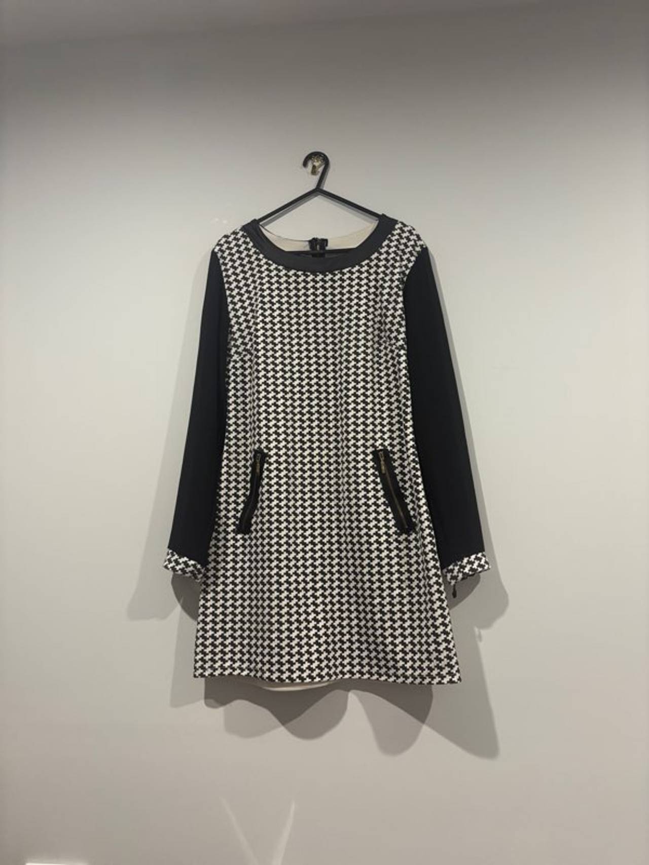 Houndstooth Shift Dress