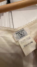 Valentino Vintage Ivory Nightgown Womes Ladies Medium Polyester  - Image 2