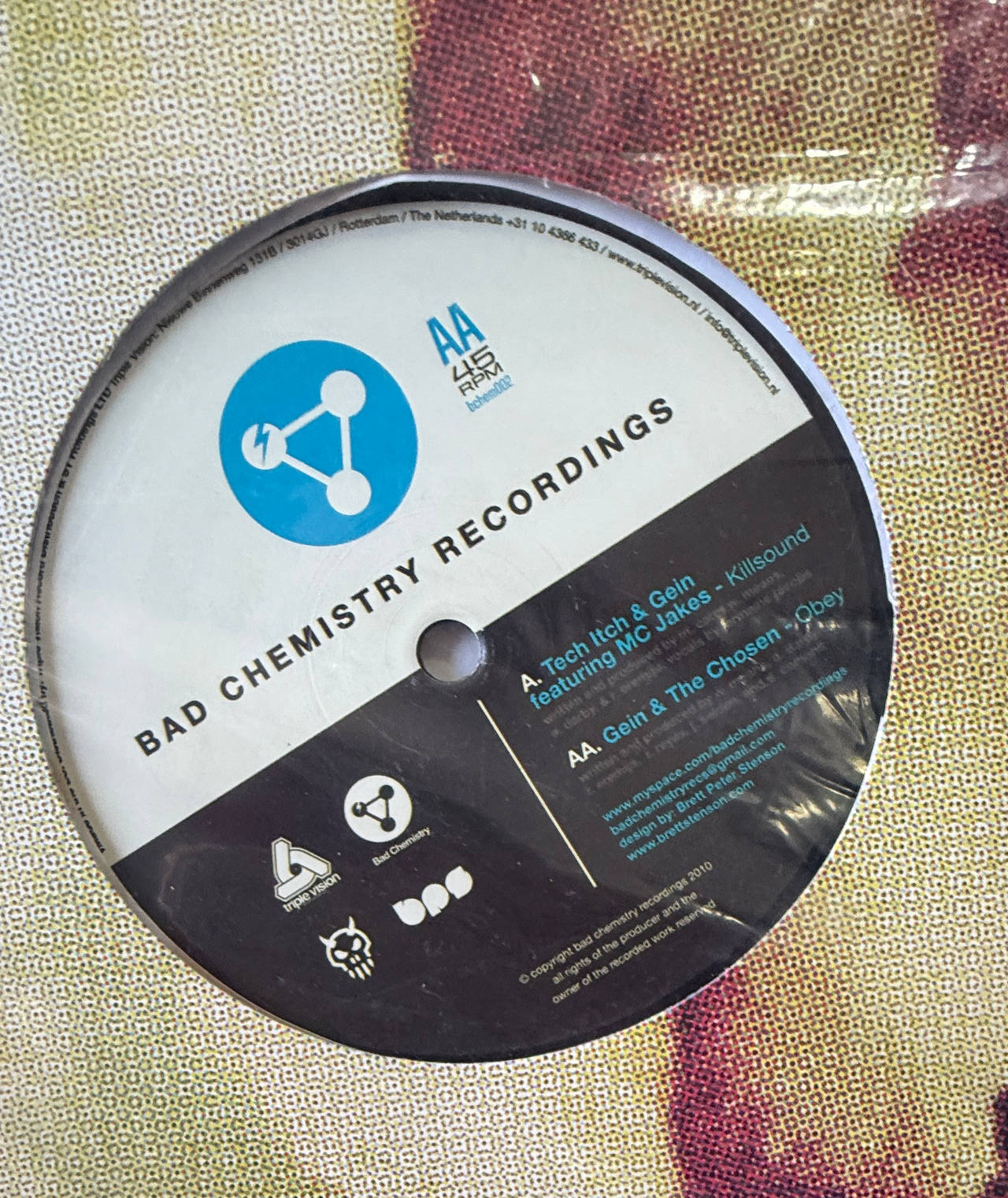 Tech Itch & Gein / Gein & The Chosen - Killsound / Obey 12" Vinyl