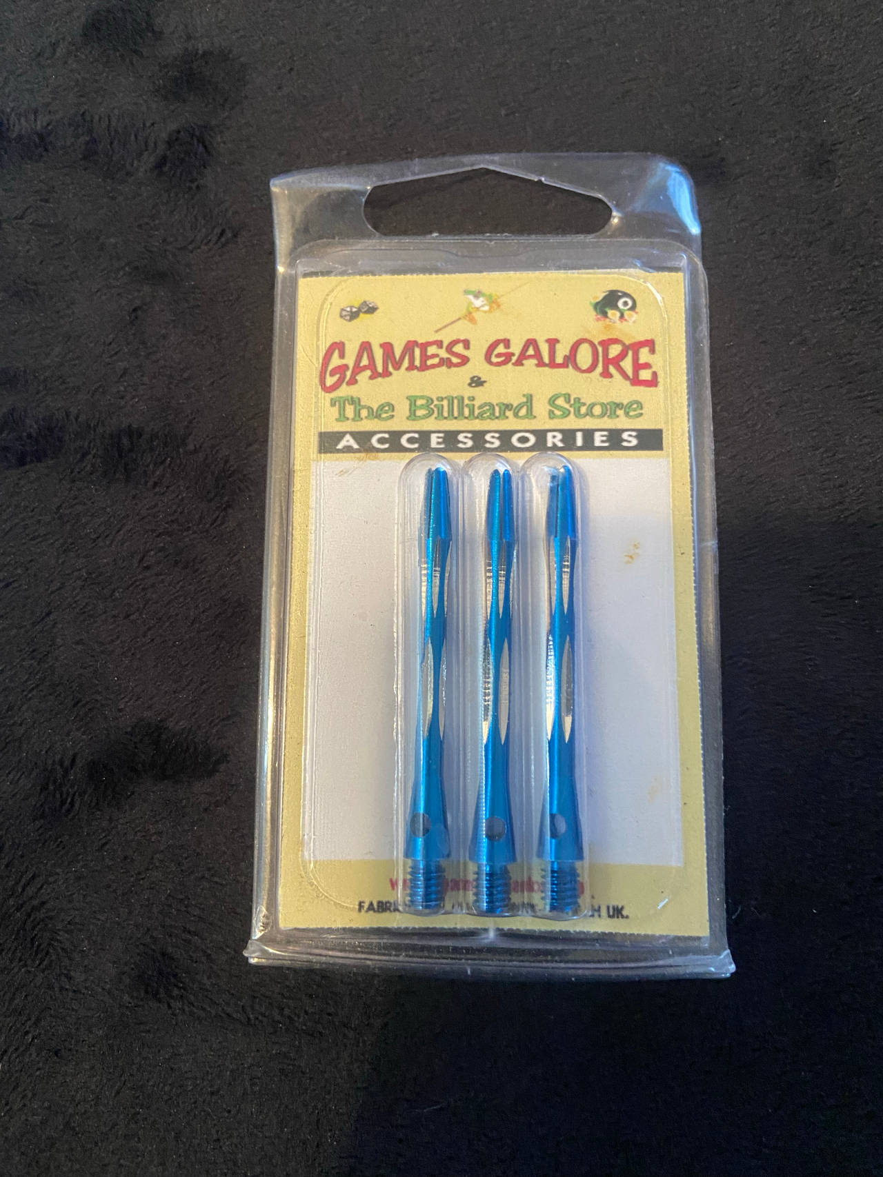 Aluminum Dart Shafts - Blue (Set of 3)