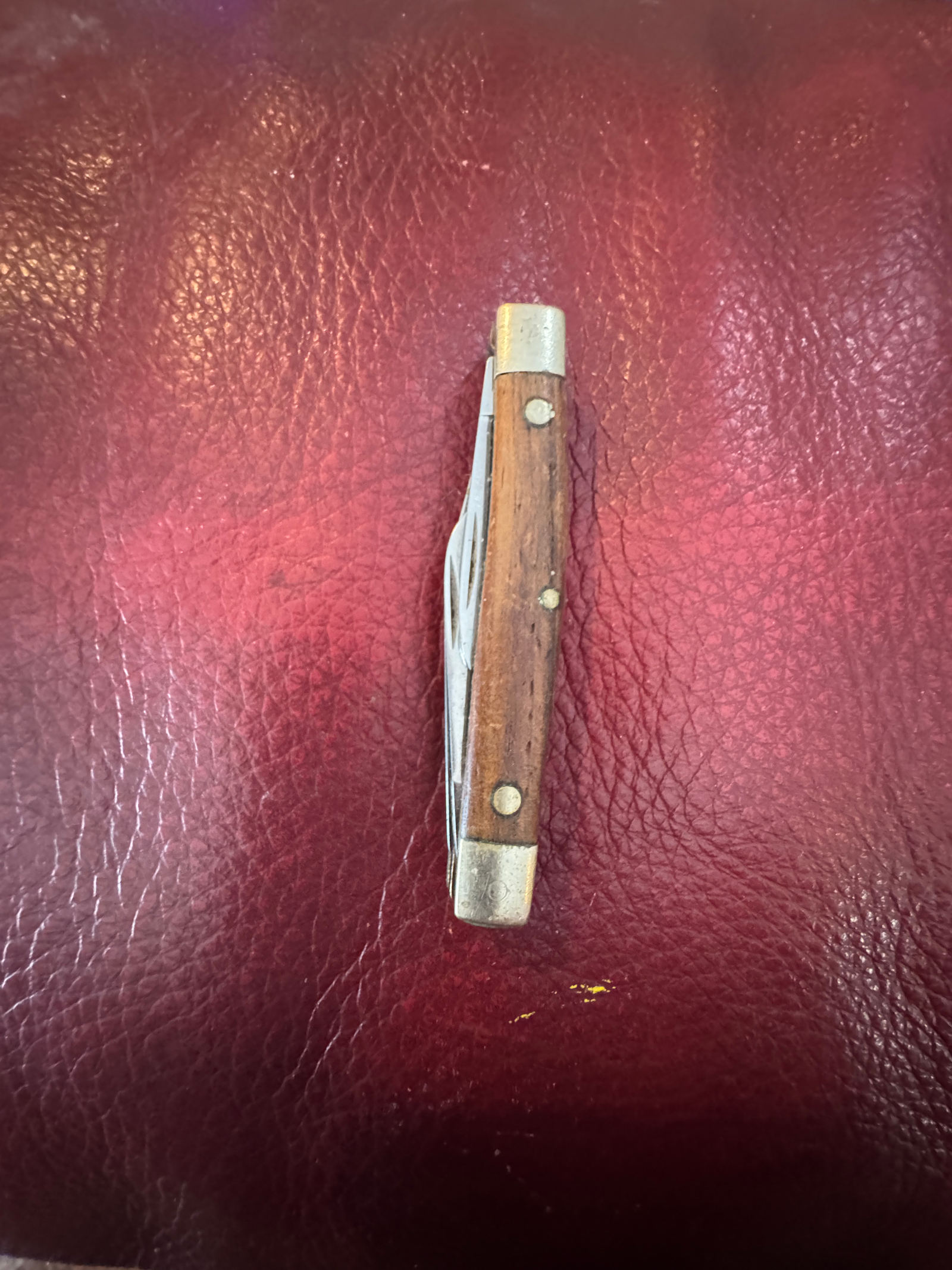 Imperial Wood Handle Pocket Knife