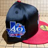 New Era Texas Rangers 59Fifty Black Fitted Hat 40th anniversary size 7 3/4 - Image 7