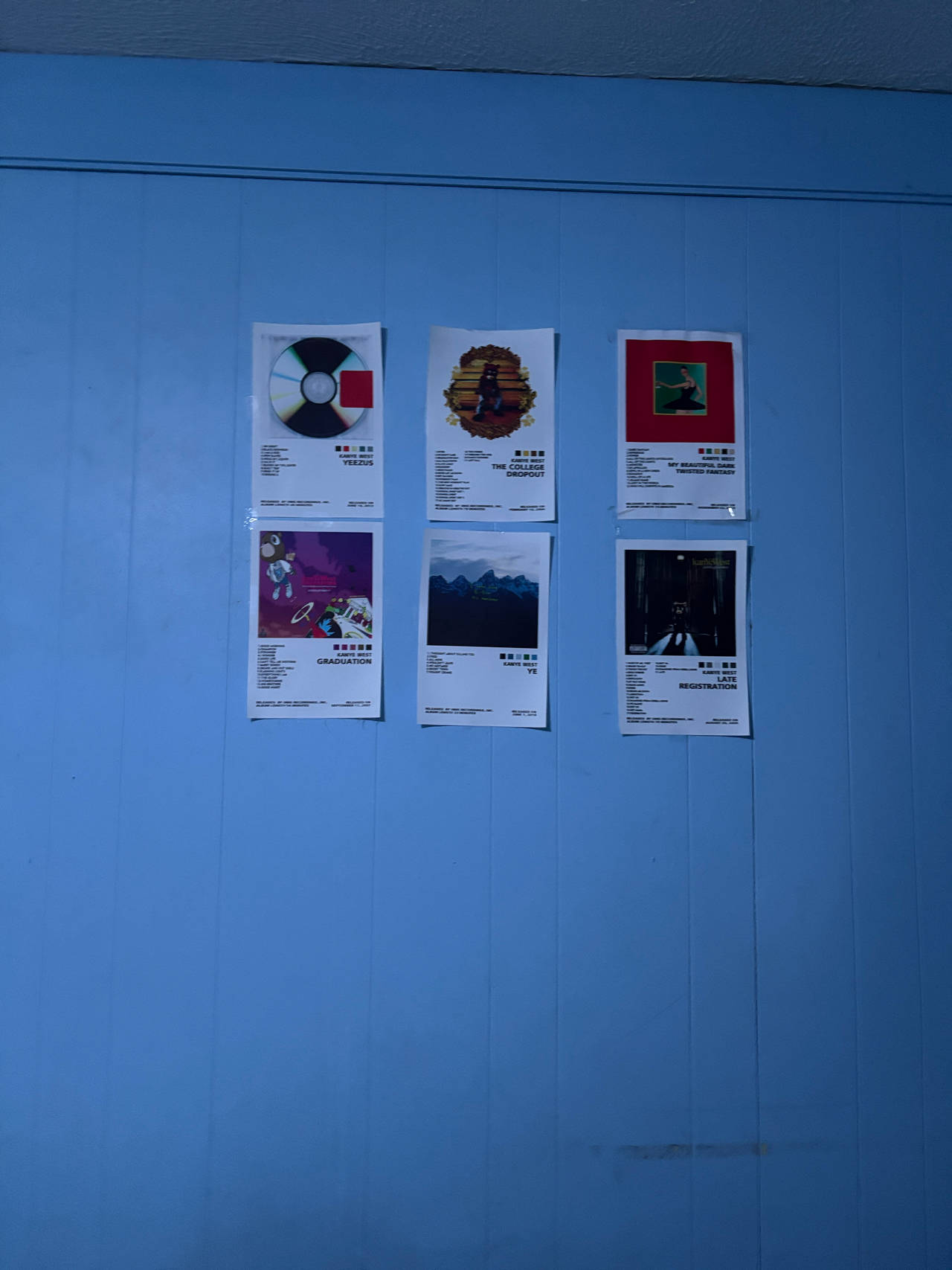 Kanye West Album Poster Prints