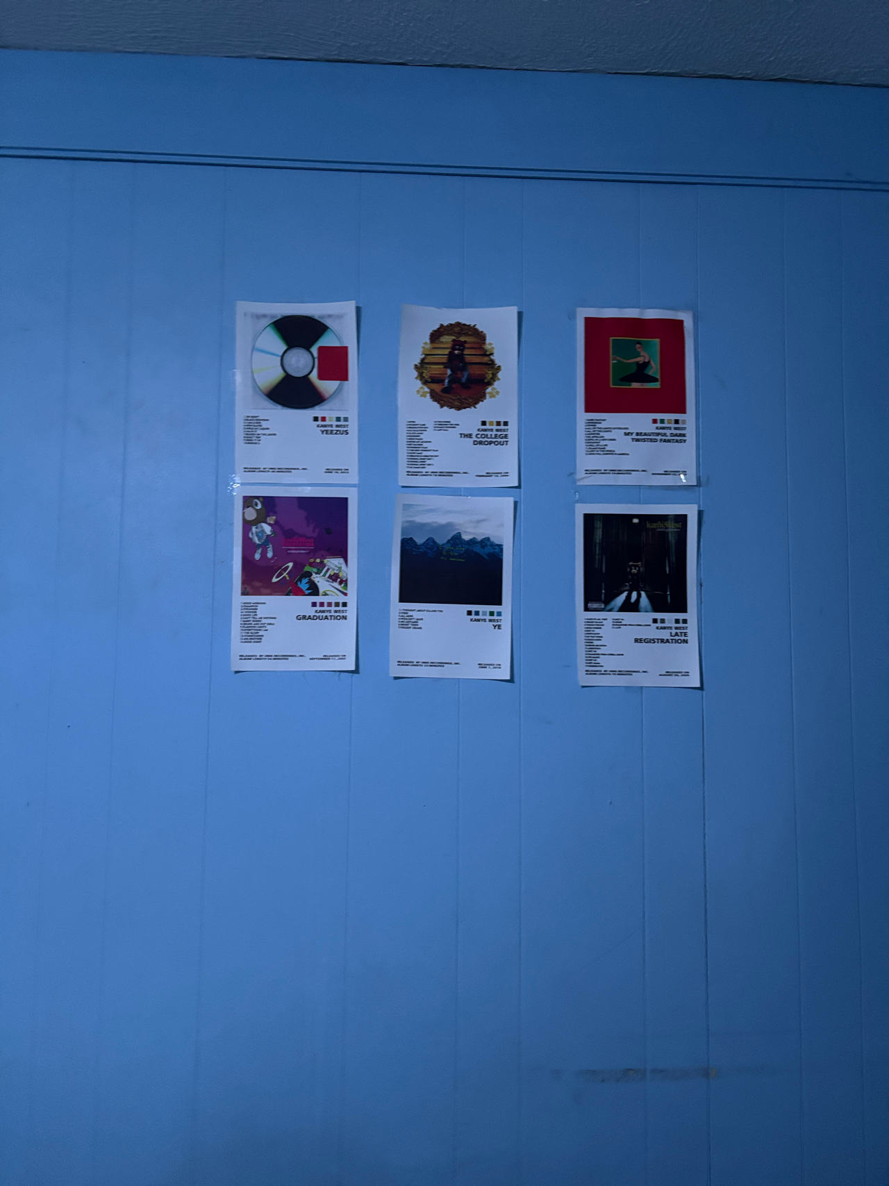 Kanye West Album Poster Prints