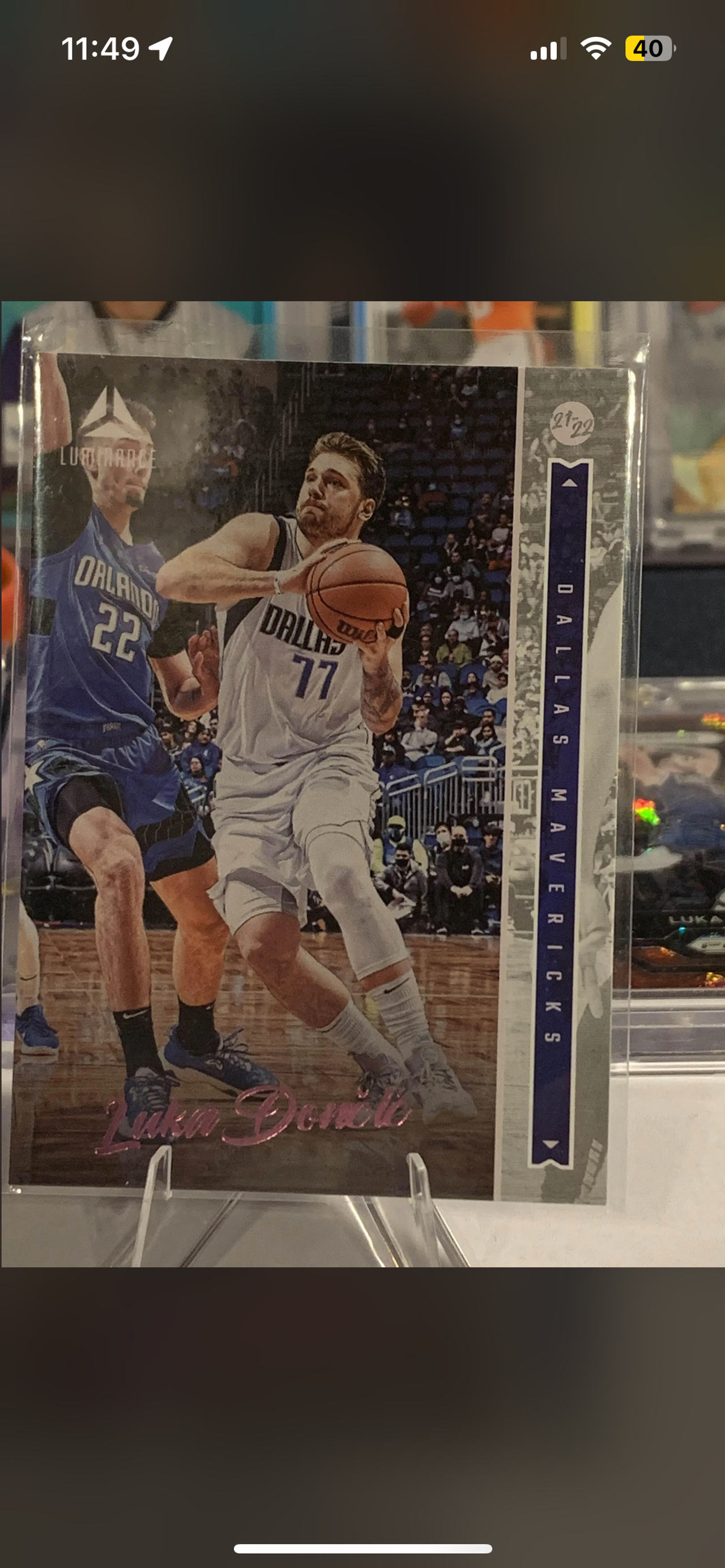Luka Dončić Basketball Trading Card