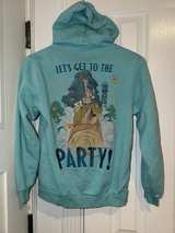 Disney Tiana Bayou Adventure Blue Hoodie XS - Image 4