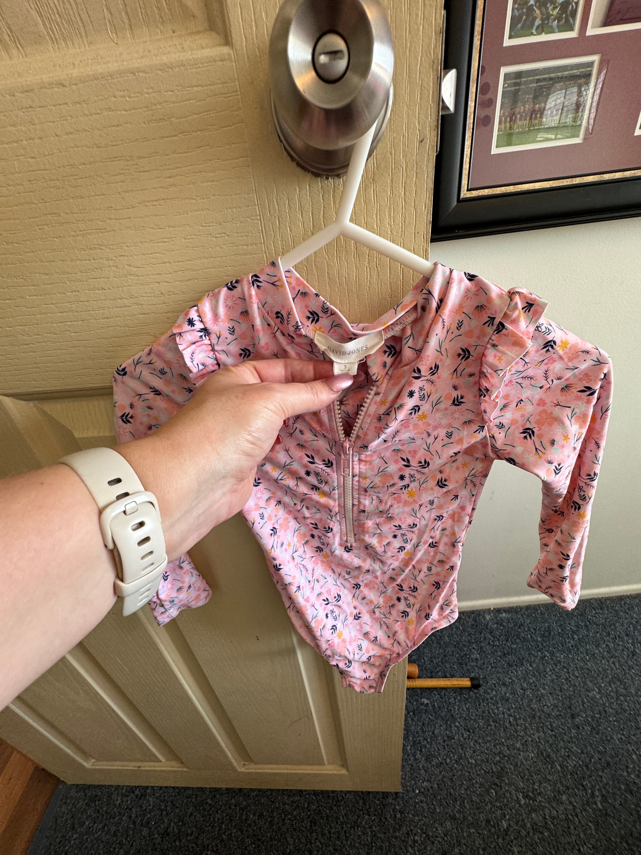 Baby Girl Long Sleeve Swimsuit