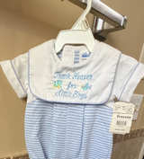Alex Baby & Kids Preemie Romper Thank Heaven for Little Boys - Image 1