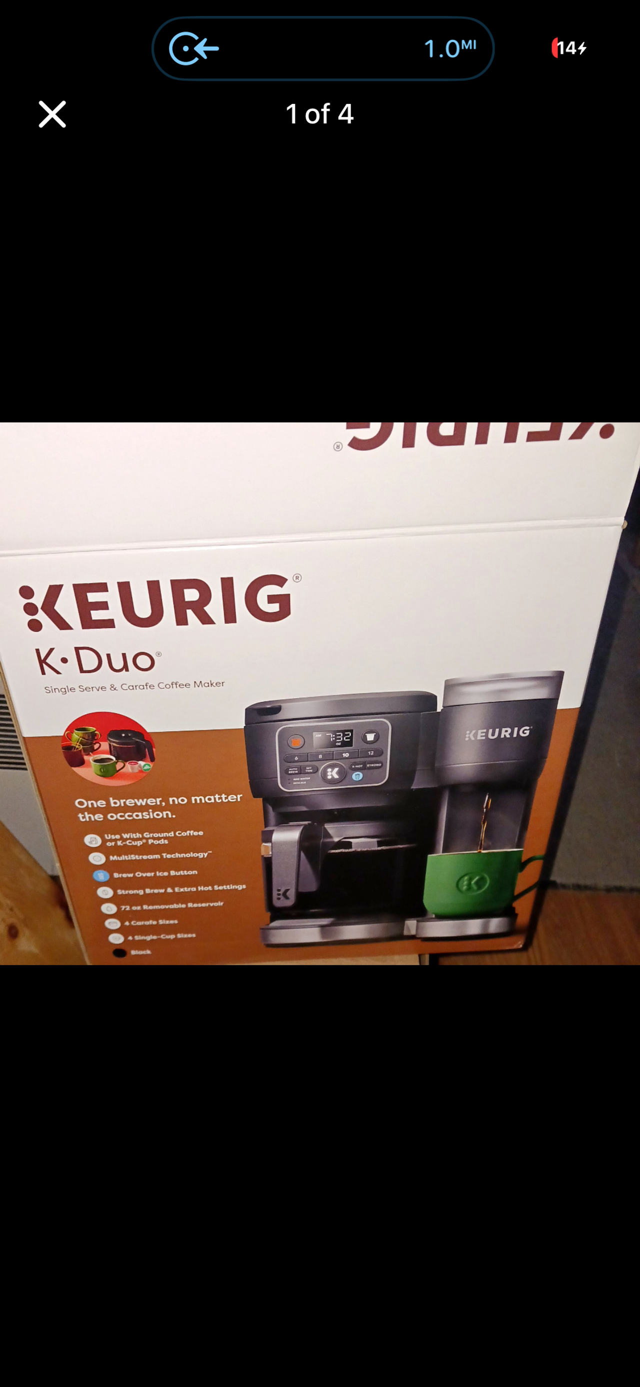Keurig K-Duo Single Serve & Carafe Coffee Maker