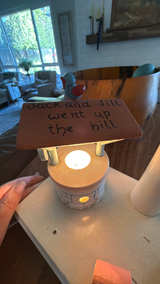 Vintage Irmi Jack and Jill Wooden Nursery Lamp - Image 3