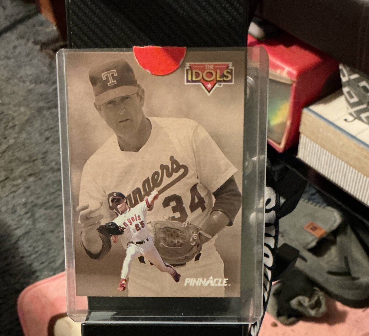 1992 Pinnacle The Idols Nolan Ryan #428 Baseball Card