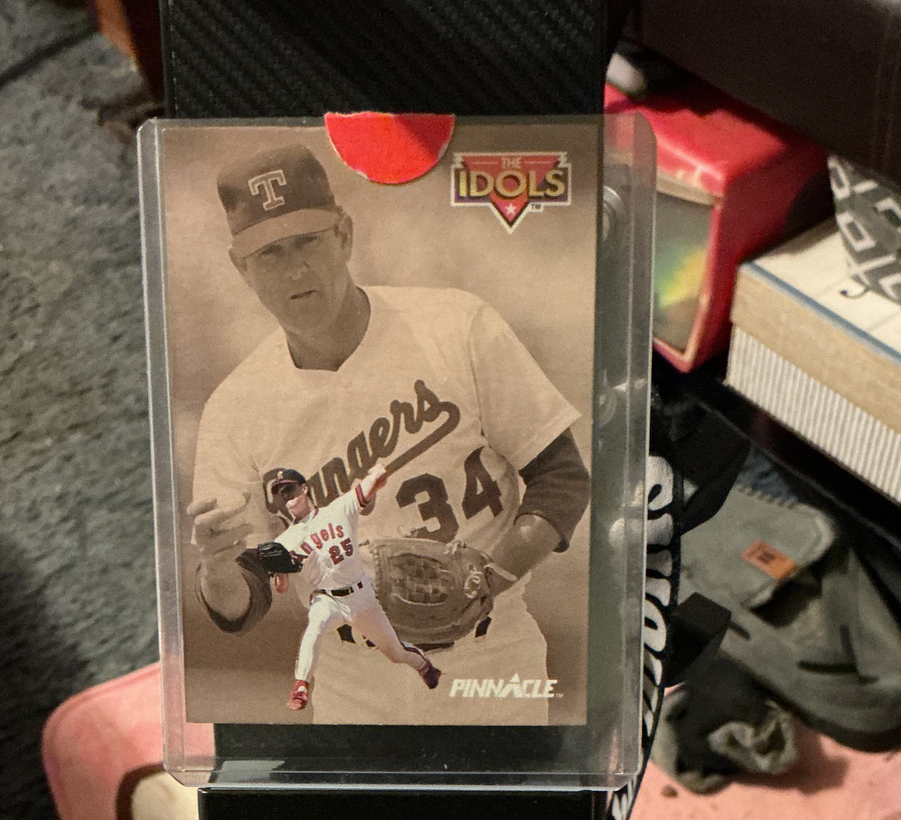 1992 Pinnacle The Idols Nolan Ryan #428 Baseball Card
