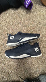 SIZE 10 Wilson Rush Pro 4.5 Men's Tennis Shoe Blue - Image 2