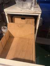 Antique Oak 4-Drawer Filing Cabinet - Image 3
