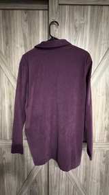 Joanna Stretch Full Zip Jacket Plum purple size Medium - Image 3