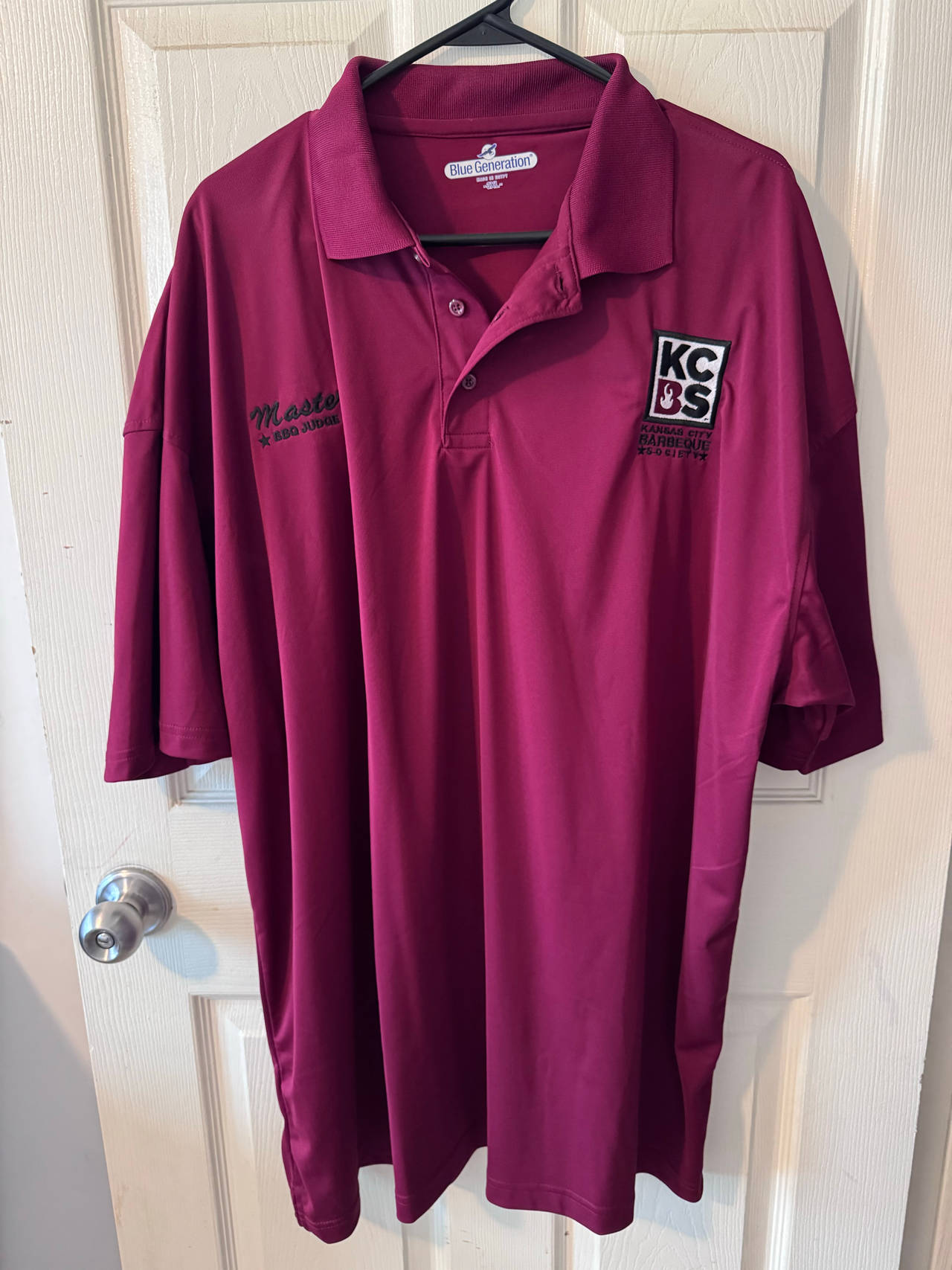 KCBS Master BBQ Judge Polo Shirt 3XL