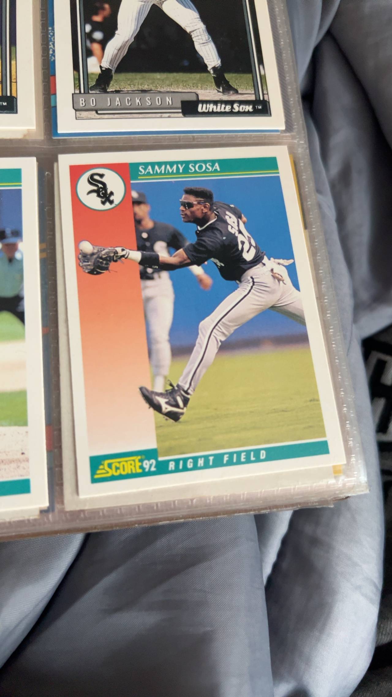 Score Sammy Sosa 1992 #258 Baseball Card