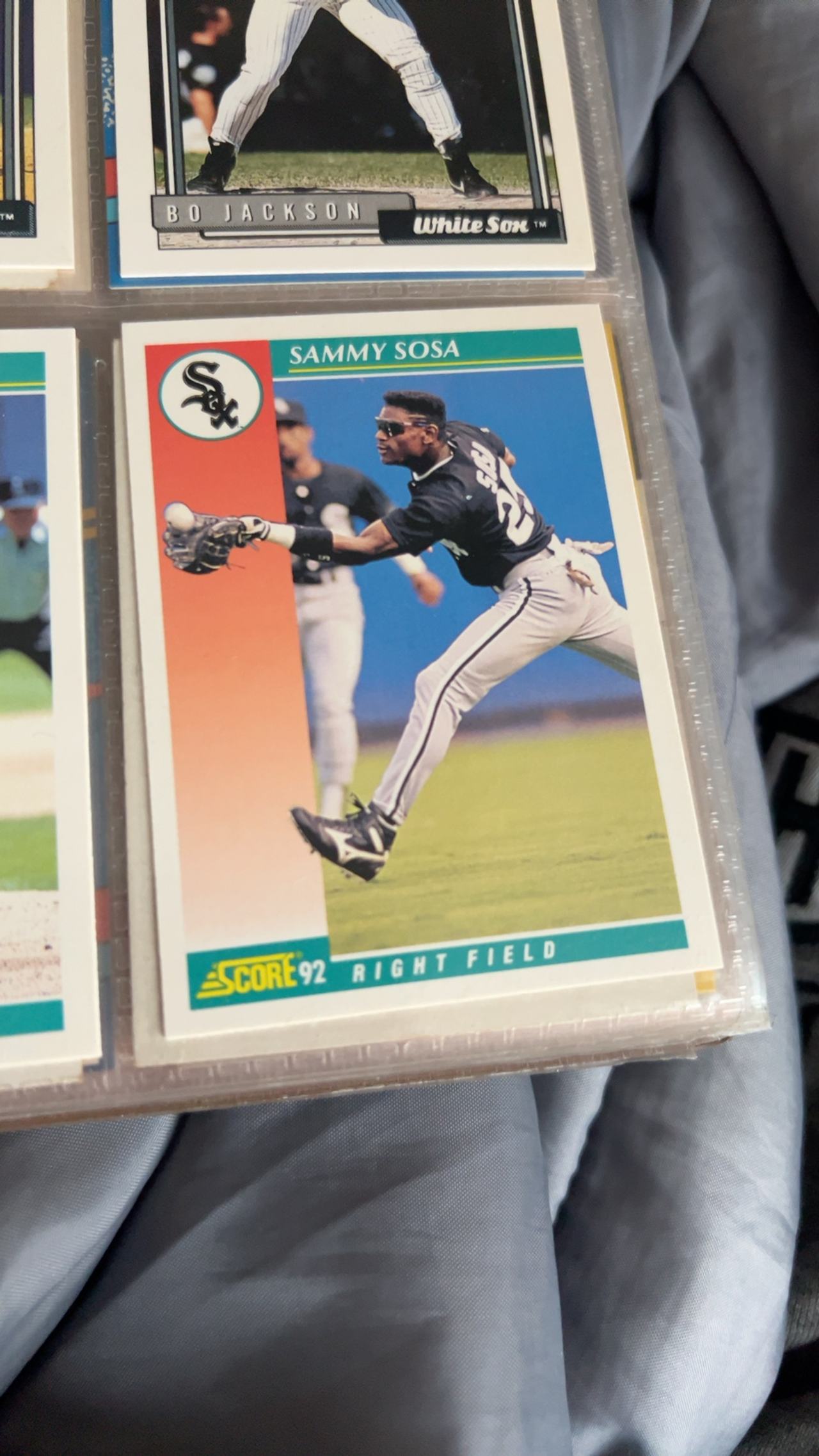 Score Sammy Sosa 1992 #258 Baseball Card