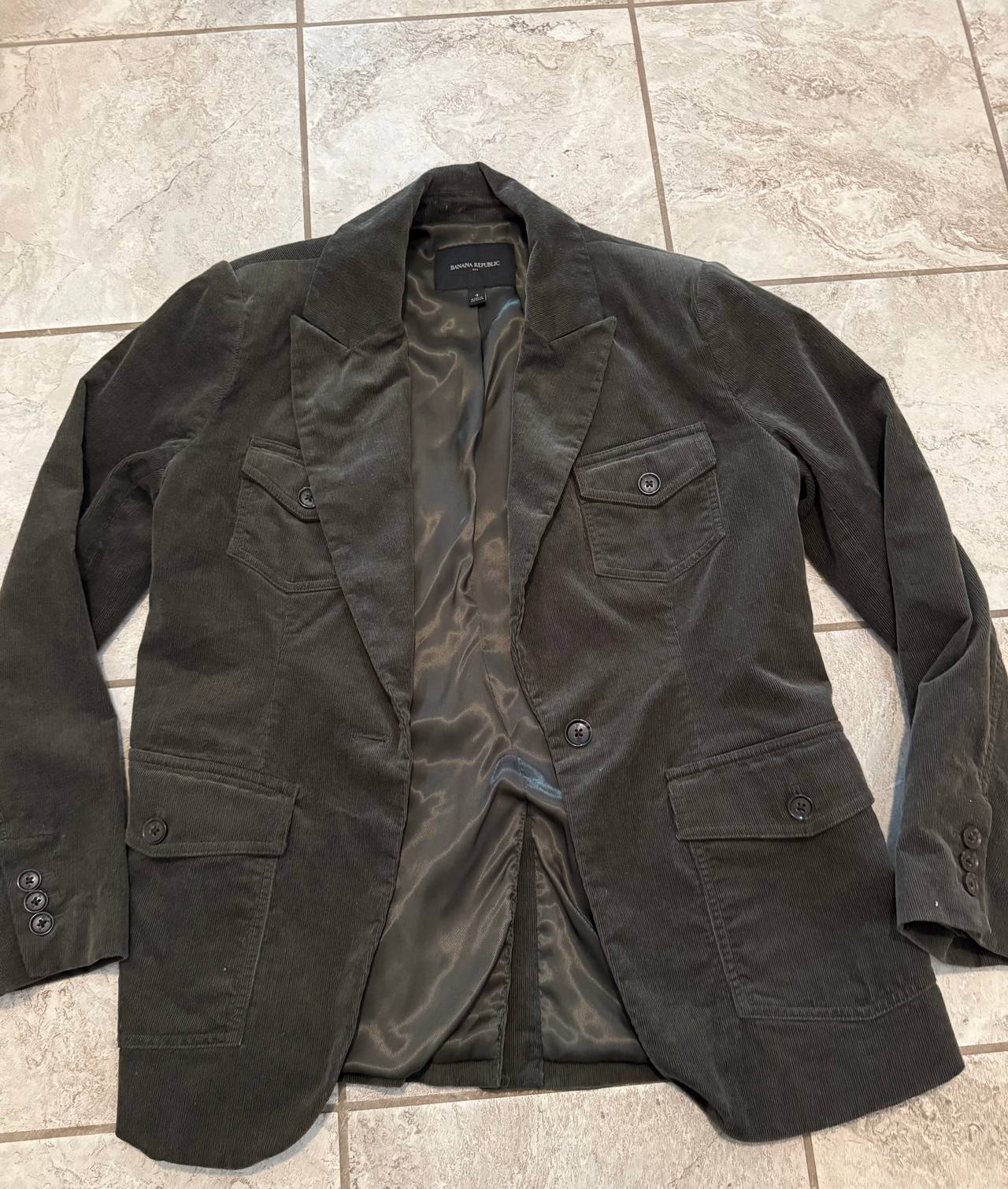 Banana Republic Corduroy Utility Blazer