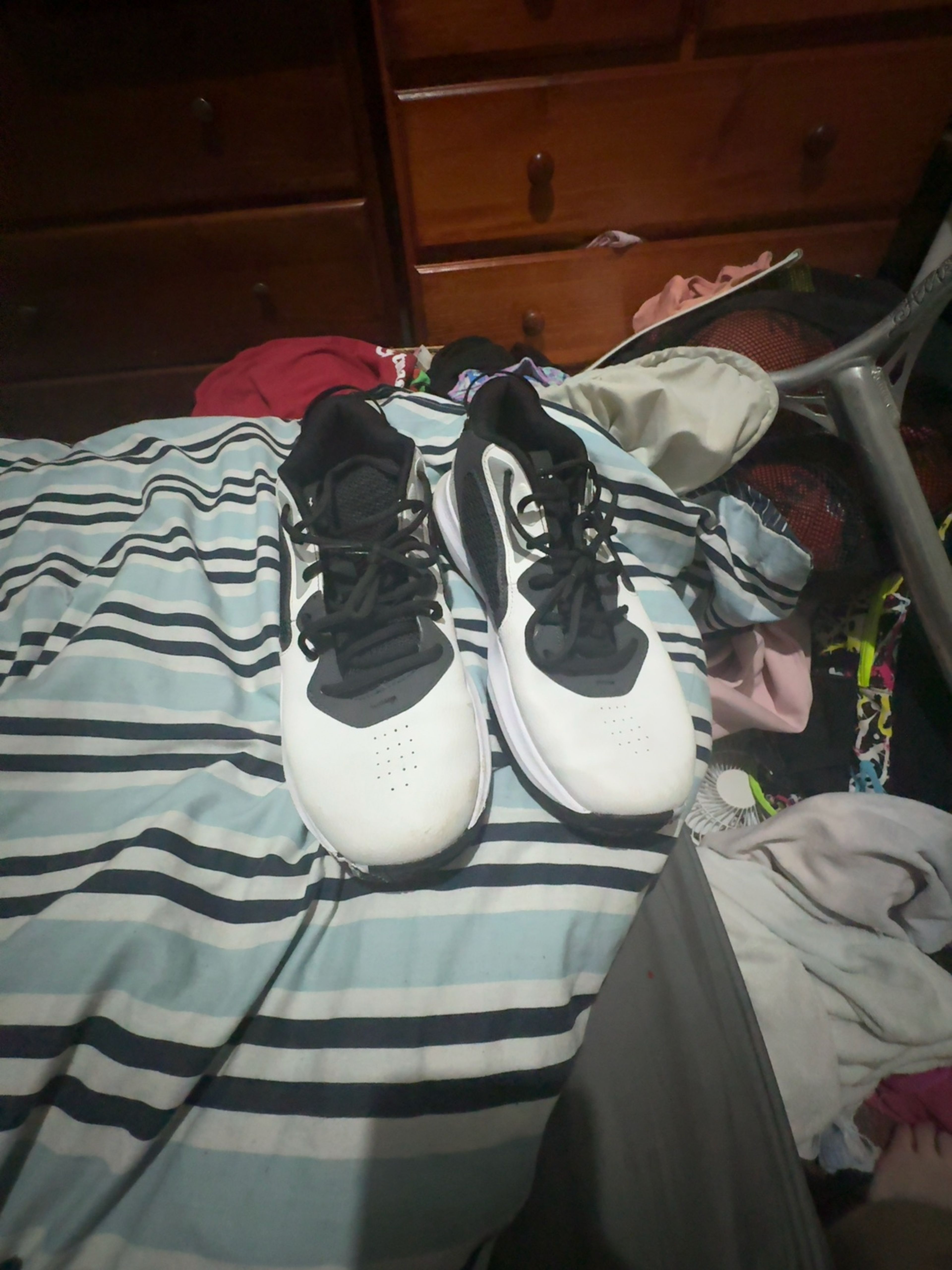 Under Armour Lockdown 6 Basketball Shoes Black/White