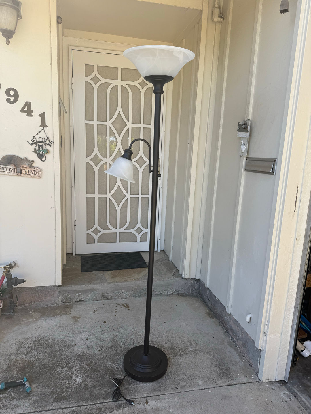 Torchiere Floor Lamp with Reading Light