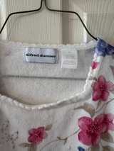 Alfred Dunner Floral Square Neck Knit Top XL - Image 2
