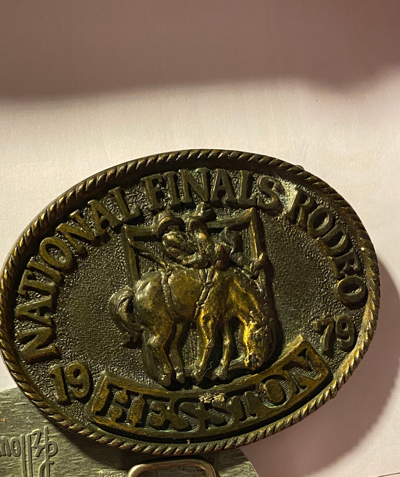 Hesston 1979 National Finals Rodeo Belt Buckle