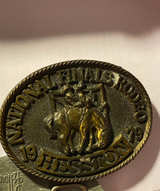 Hesston 1979 National Finals Rodeo Belt Buckle - Image 1