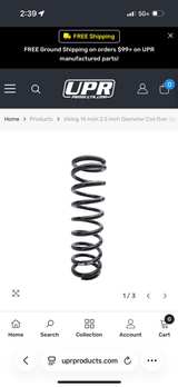 Viking Performance 2.5" ID Coilover Spring - Image 2