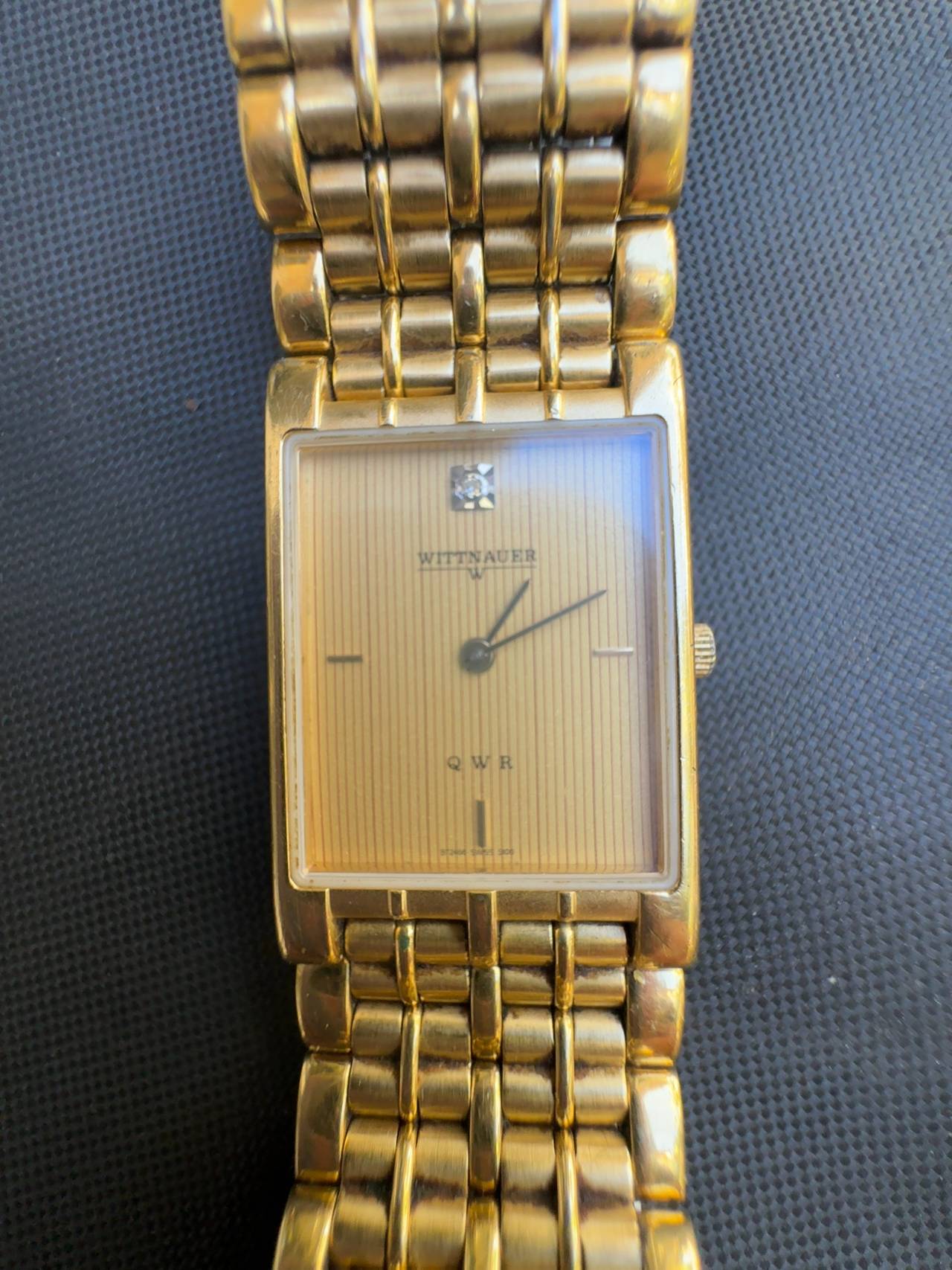Wittnauer Vintage Swiss Quartz Watch Gold Tone