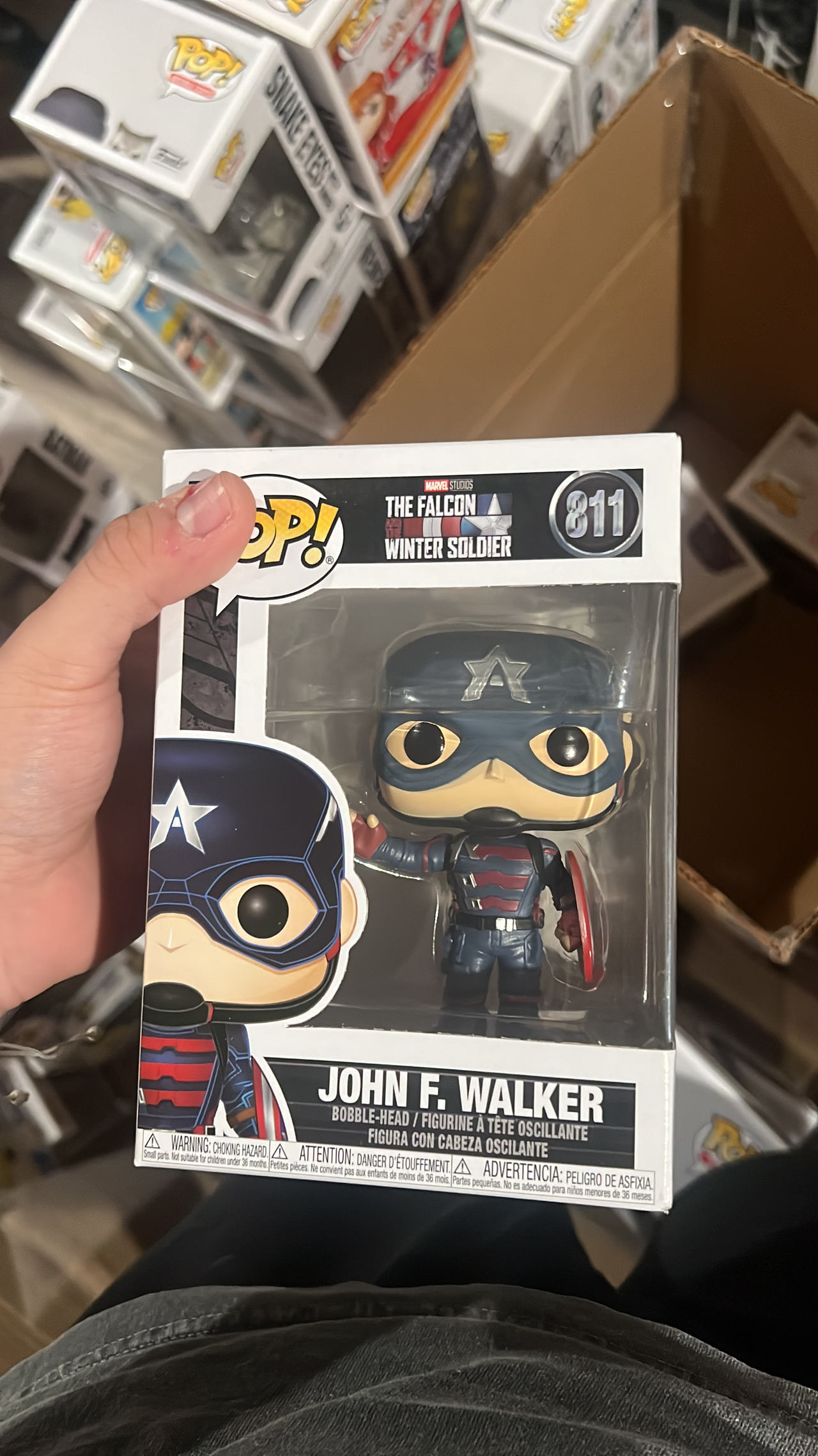 Funko Pop! Marvel: The Falcon and the Winter Soldier - John F. Walker #811