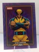 2024 Topps Chrome Marvel Wolverine Purple Wave Refractor /250 #1 - Image 2
