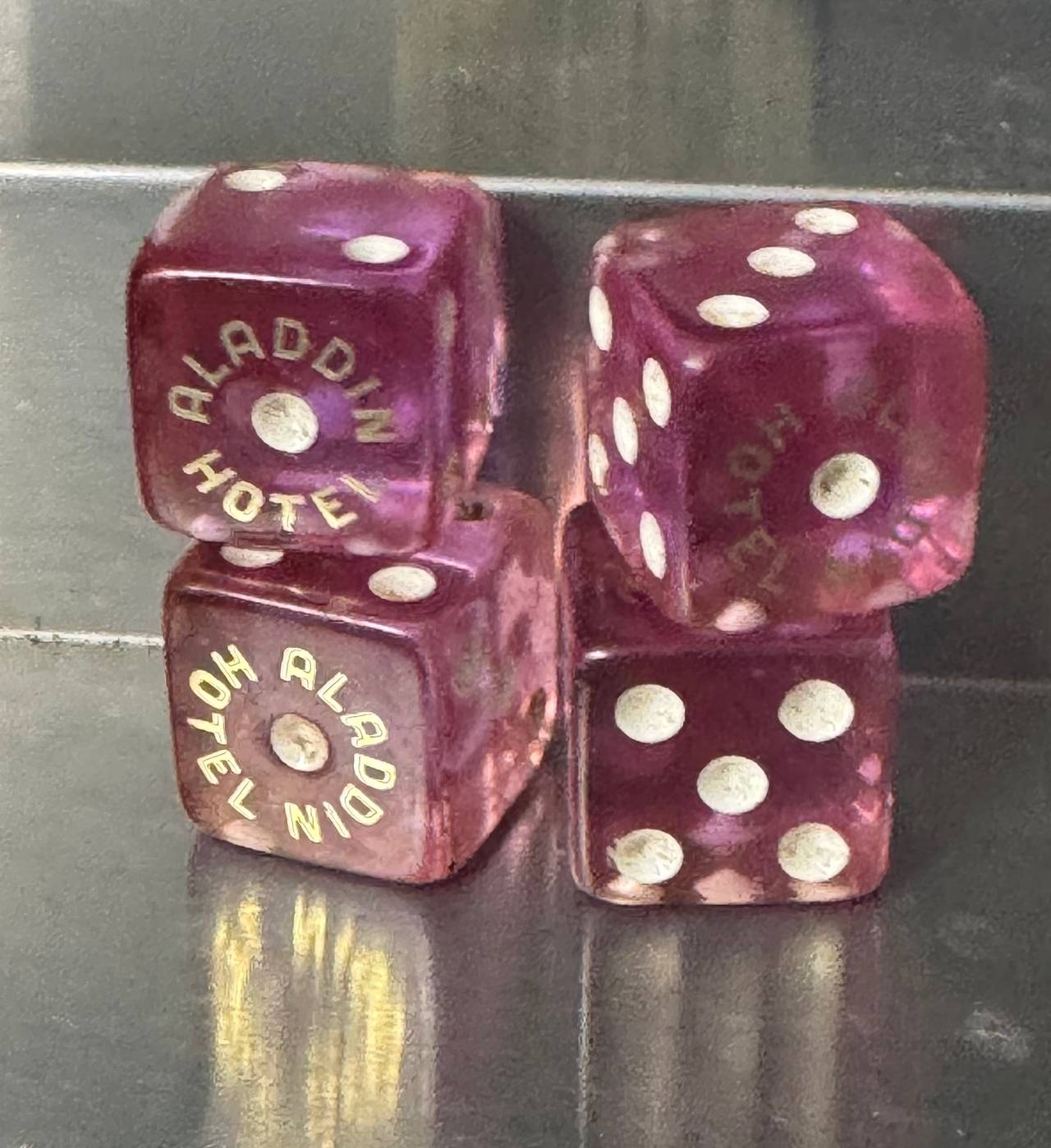 Aladdin Hotel & Casino Vintage Dice