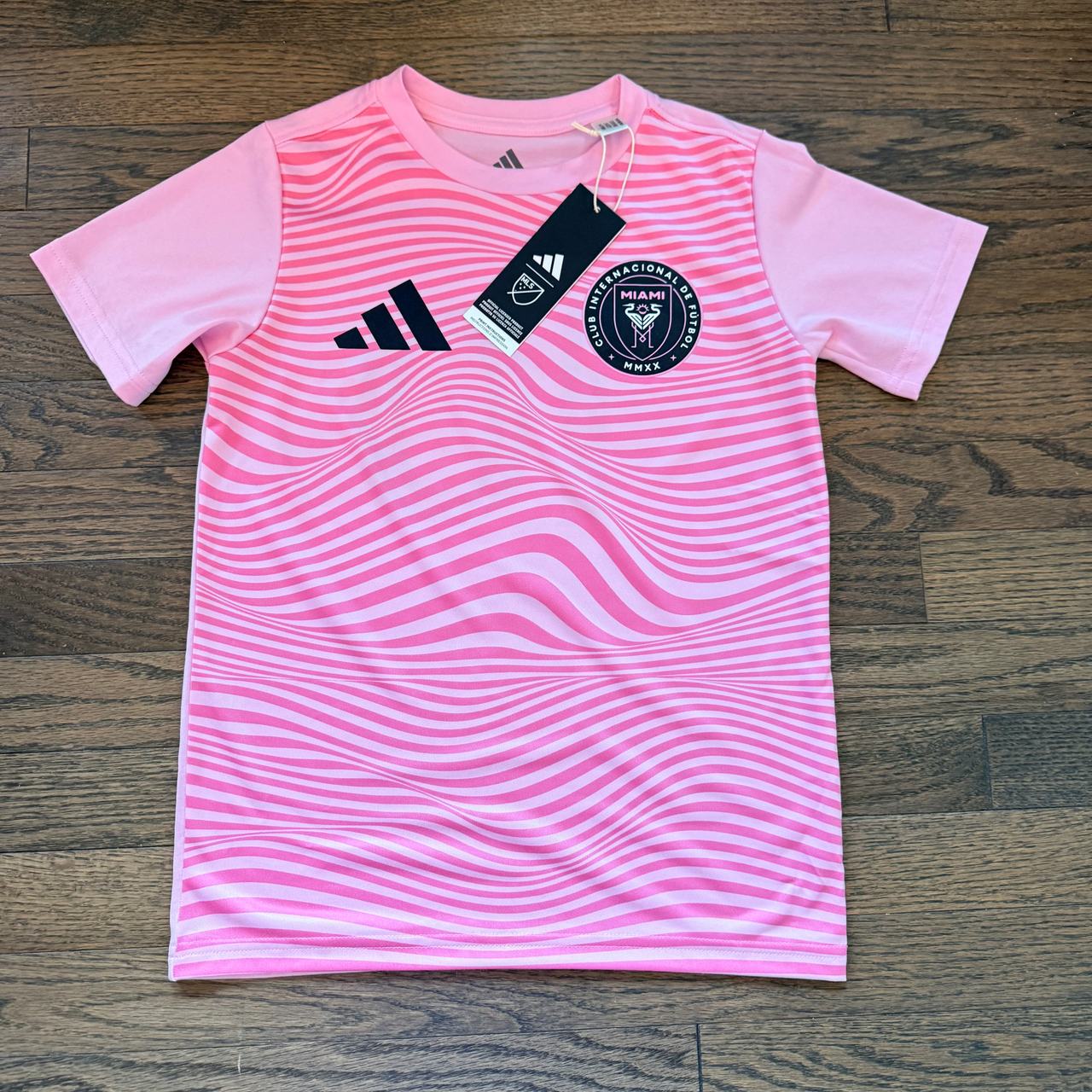 adidas Inter Miami CF Training Jersey Pink girls size S
