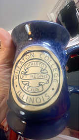 WHEATON COLLEGE Deneen Hand Thrown Pottery Mug - Image 2