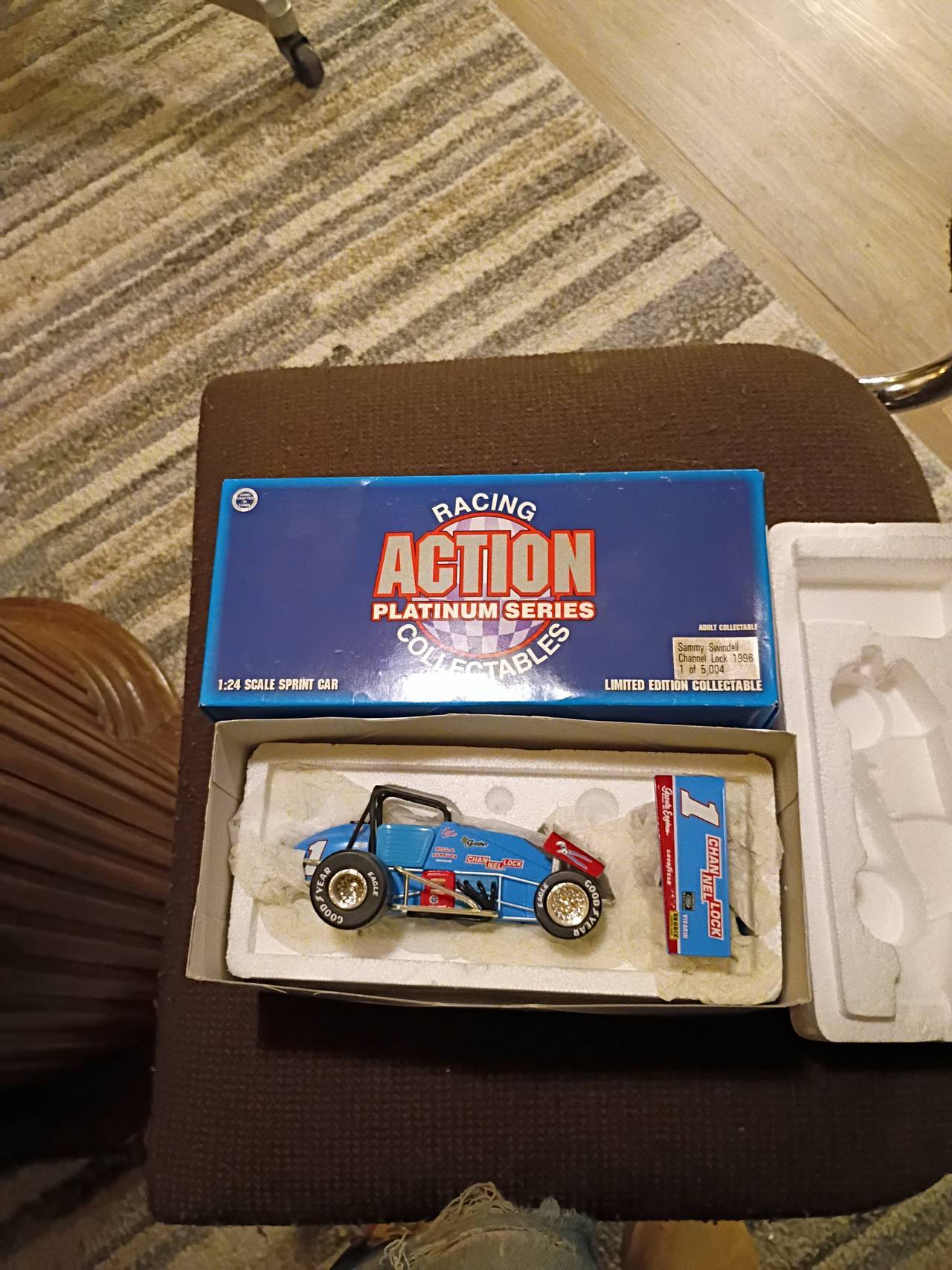 Action Platinum Series 1:24 Scale Sammy Swindell Channellock 1996 Sprint Car