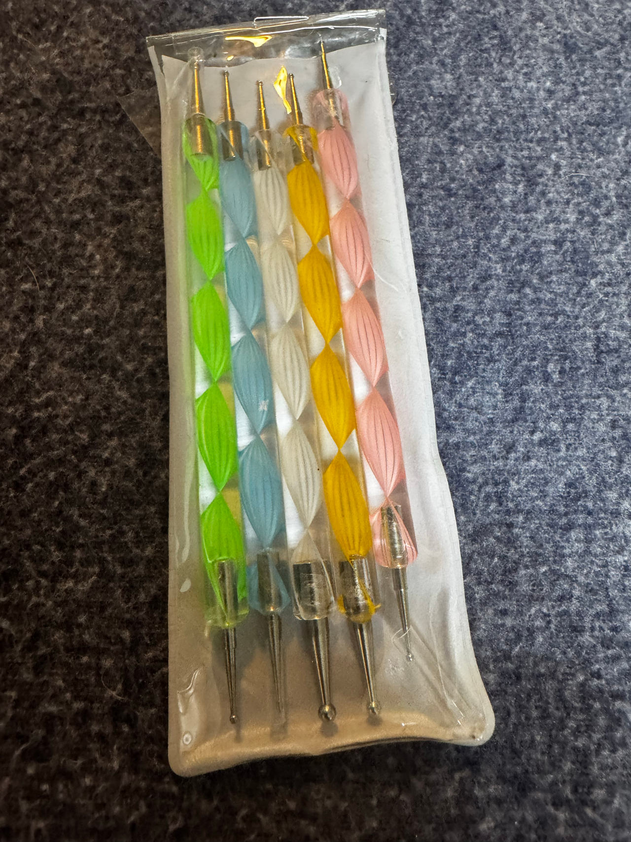 5-Piece Nail Art Dotting Tool Set