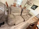 Ashley Power Reclining Sofa and Loveseat.   - Image 2